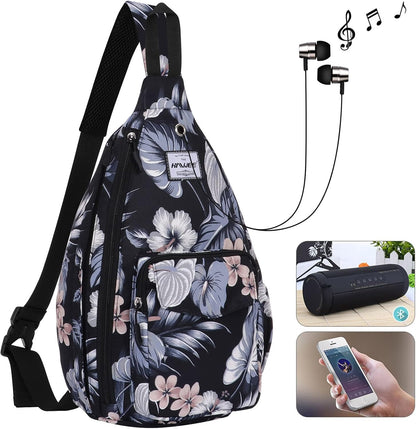 Backpack Sling for Women Anti-Water Crossbody Bag Inclined Adjustable Pack | Casual - Colors B