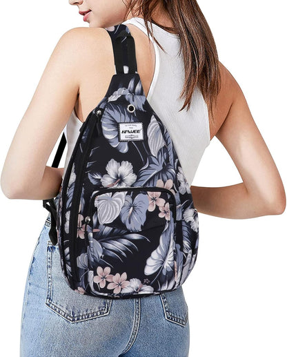 Backpack Sling for Women Anti-Water Crossbody Bag Inclined Adjustable Pack | Casual - Colors B