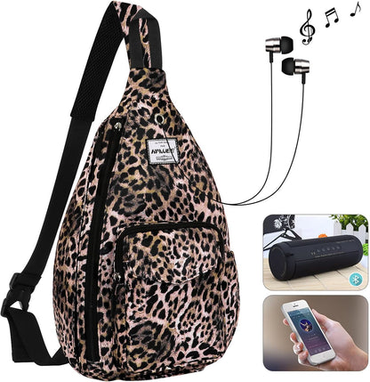 Backpack Sling for Women Anti-Water Crossbody Bag Inclined Adjustable Pack | Casual - Colors B