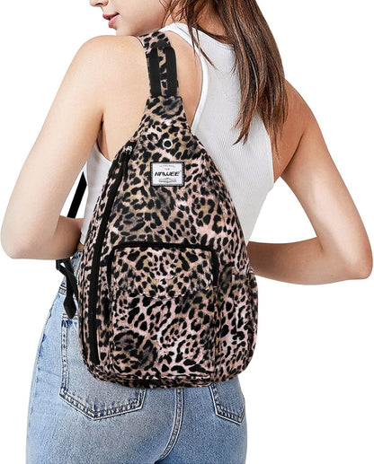 Backpack Sling for Women Anti-Water Crossbody Bag Inclined Adjustable Pack | Casual - Colors B