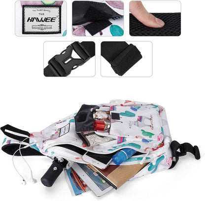 Backpack Sling for Women Anti-Water Crossbody Bag Inclined Adjustable Pack | Casual - Colors B