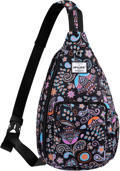 Backpack Sling for Women Anti-Water Crossbody Bag Inclined Adjustable Pack | Casual - Colors B