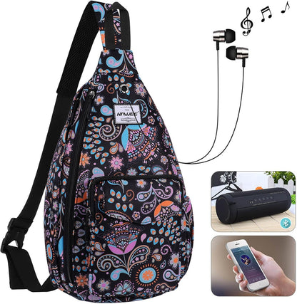 Backpack Sling for Women Anti-Water Crossbody Bag Inclined Adjustable Pack | Casual - Colors B