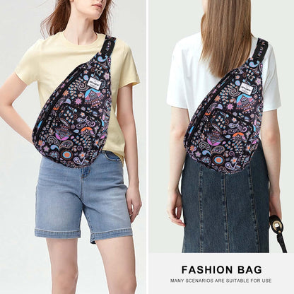Backpack Sling for Women Anti-Water Crossbody Bag Inclined Adjustable Pack | Casual - Colors B