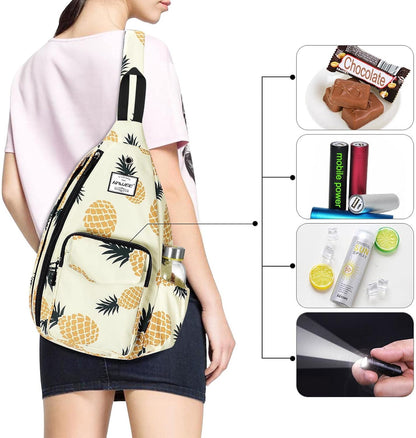 Backpack Sling for Women Anti-Water Crossbody Bag Inclined Adjustable Pack | Casual - Colors B