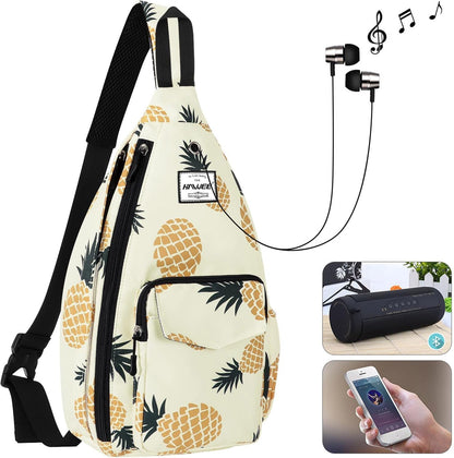 Backpack Sling for Women Anti-Water Crossbody Bag Inclined Adjustable Pack | Casual - Colors B