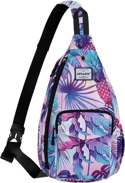 Backpack Sling for Women Anti-Water Crossbody Bag Inclined Adjustable Pack | Casual - Colors B
