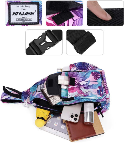 Backpack Sling for Women Anti-Water Crossbody Bag Inclined Adjustable Pack | Casual - Colors B