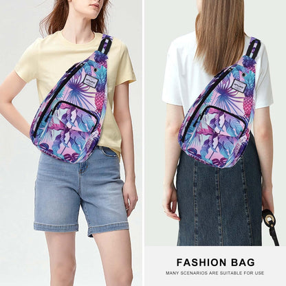 Backpack Sling for Women Anti-Water Crossbody Bag Inclined Adjustable Pack | Casual - Colors B