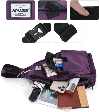 Backpack Sling for Women Anti-Water Crossbody Bag Inclined Adjustable Pack | Casual - Colors B