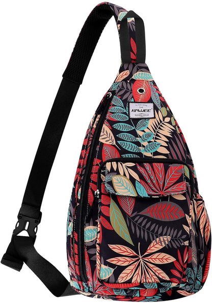 Backpack Sling for Women Anti-Water Crossbody Bag Inclined Adjustable Pack | Casual - Colors B