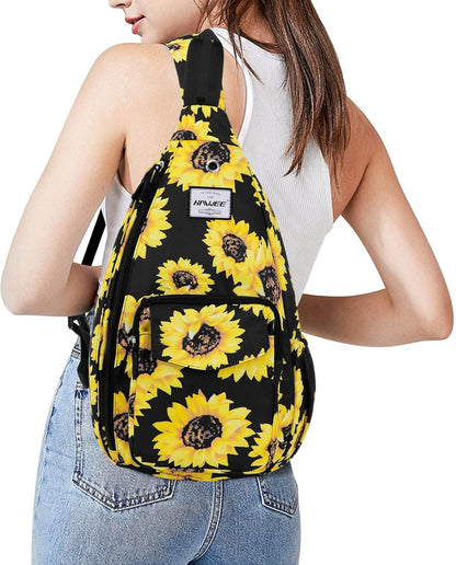 Backpack Sling for Women Anti-Water Crossbody Bag Inclined Adjustable Pack | Casual - Colors B