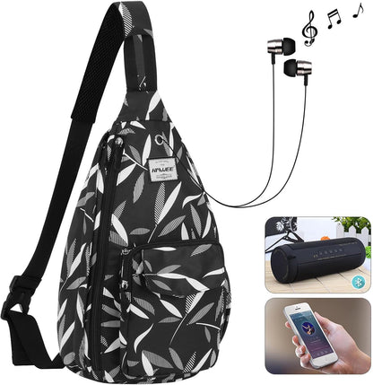 Backpack Sling for Women Anti-Water Crossbody Bag Inclined Adjustable Pack | Casual - Colors B