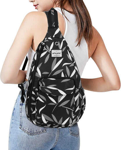 Backpack Sling for Women Anti-Water Crossbody Bag Inclined Adjustable Pack | Casual - Colors B
