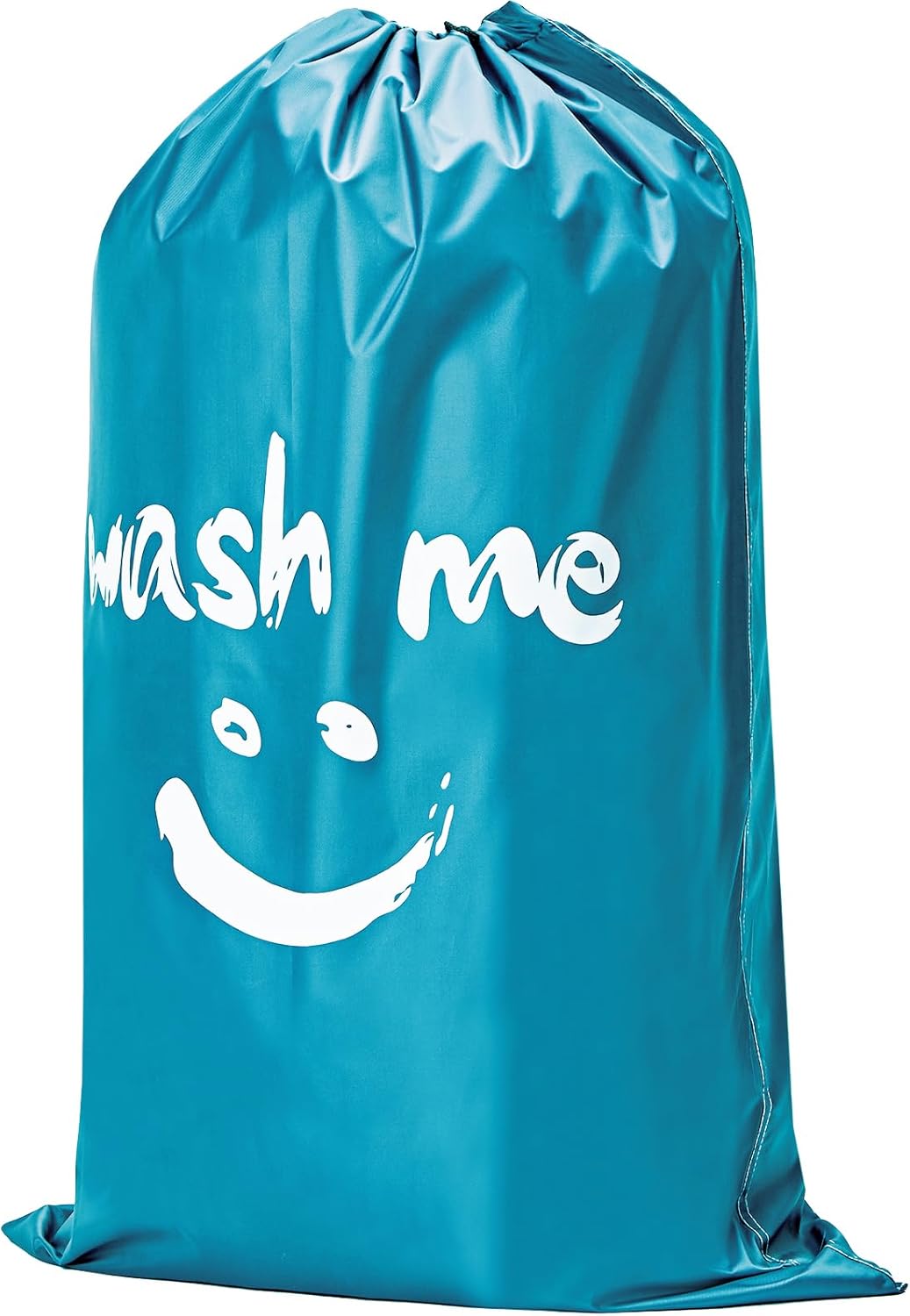 2 Pack XL Laundry Bags 28" x 40", Extra Large Dirty Clothes Organizer Holds 3-4 Loads, Machine Washable Drawstring Laundry Bag for Dorm, Camp, Laundromat, Family, Travel, Gray & Sky Blue