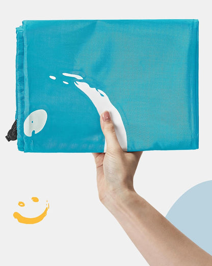 2 Pack XL Laundry Bags 28" x 40", Extra Large Dirty Clothes Organizer Holds 3-4 Loads, Machine Washable Drawstring Laundry Bag for Dorm, Camp, Laundromat, Family, Travel, Gray & Sky Blue