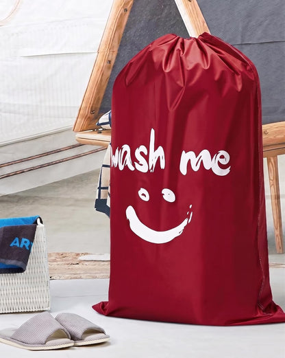 2 Pack XL Laundry Bags 28" x 40", Extra Large Dirty Clothes Organizer Holds 3-4 Loads, Machine Washable Drawstring Laundry Bag for Dorm, Camp, Laundromat, Family, Travel, Gray & Sky Blue