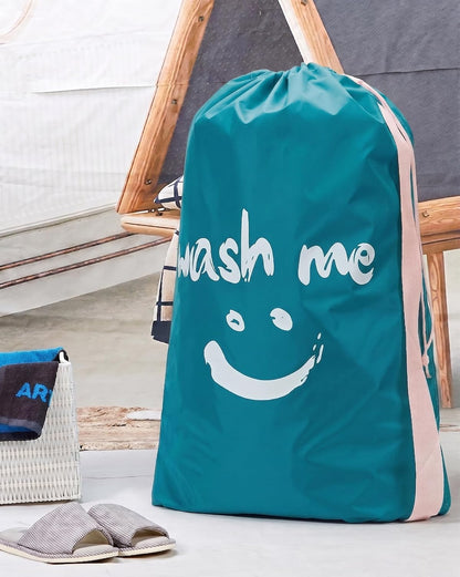 2 Pack XL Laundry Bags 28" x 40", Extra Large Dirty Clothes Organizer Holds 3-4 Loads, Machine Washable Drawstring Laundry Bag for Dorm, Camp, Laundromat, Family, Travel, Gray & Sky Blue