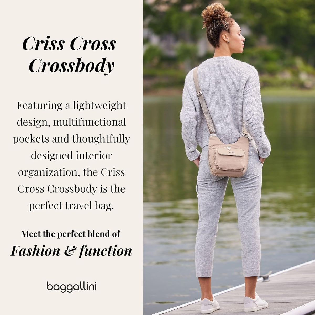Women Criss Cross Crossbody Bag