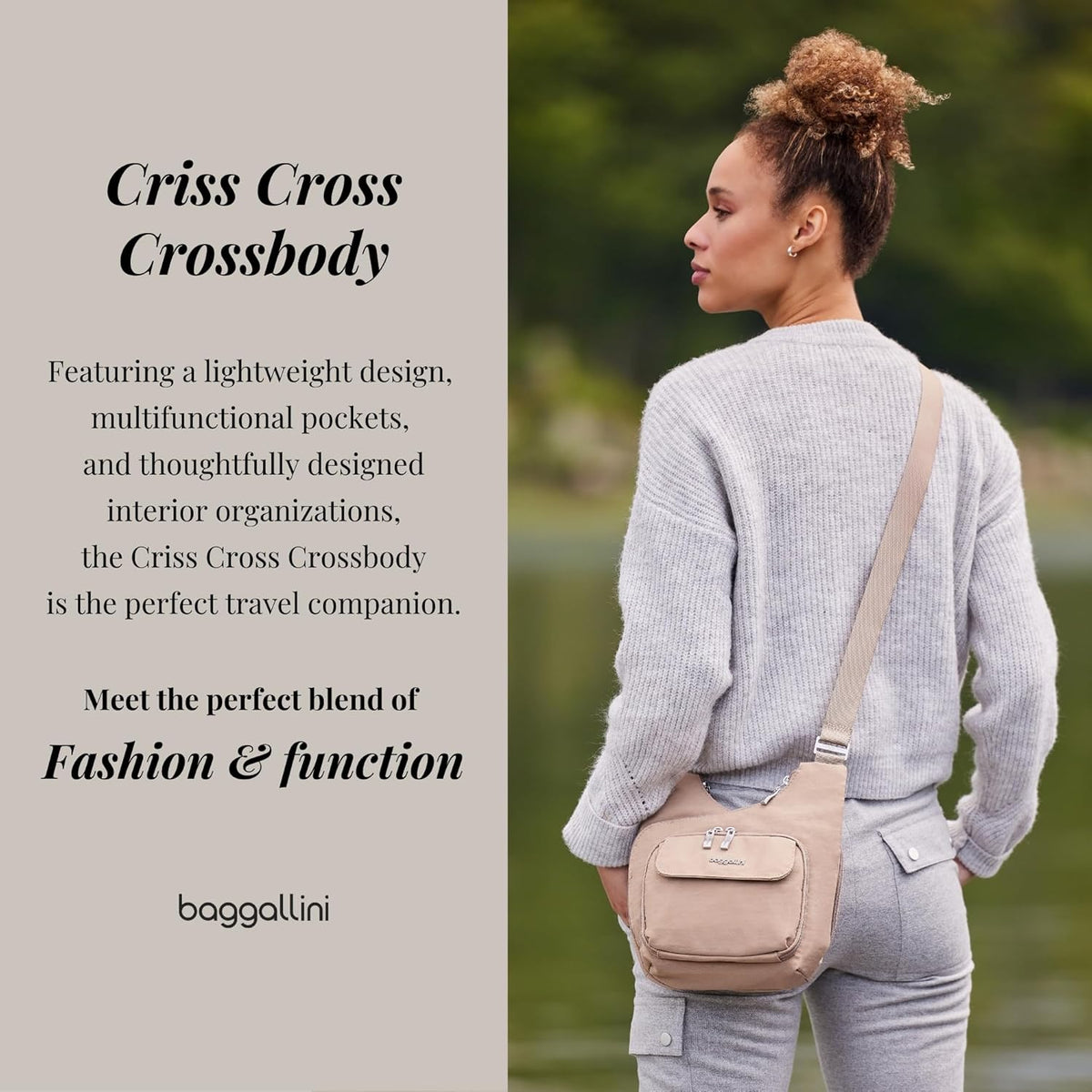 Women Criss Cross Crossbody Bag
