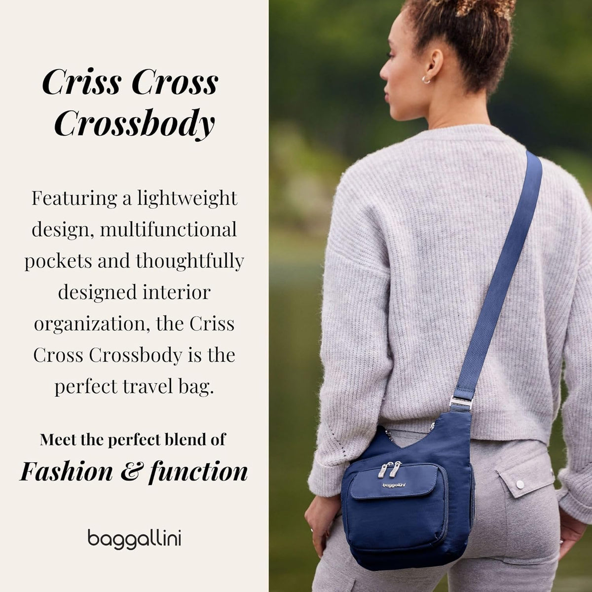 Women Criss Cross Crossbody Bag