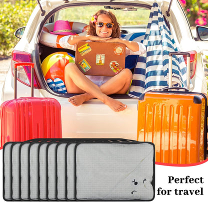 12 Pcs Large Packing Cubes Luggage Organizers for Suitcase Mesh Travel Organizer Bags Travel Packing Organizers for Traveling Camping Hiking