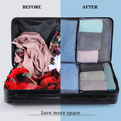 12 Pcs Large Packing Cubes Luggage Organizers for Suitcase Mesh Travel Organizer Bags Travel Packing Organizers for Traveling Camping Hiking
