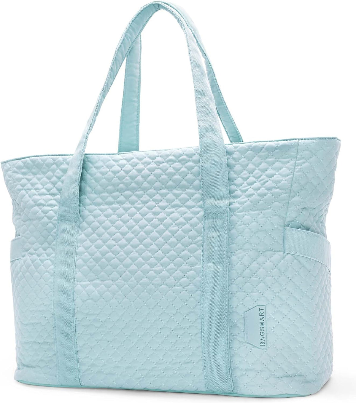 Crush Tote Bag for Women, 20L Puffer Work Tote with Zipper, Travel Essentials Quilted Nurse Hospital Bag