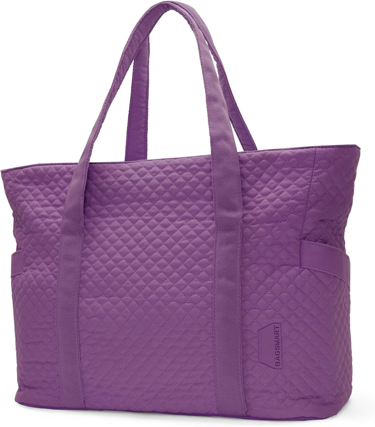 Crush Tote Bag for Women, 20L Puffer Work Tote with Zipper, Travel Essentials Quilted Nurse Hospital Bag