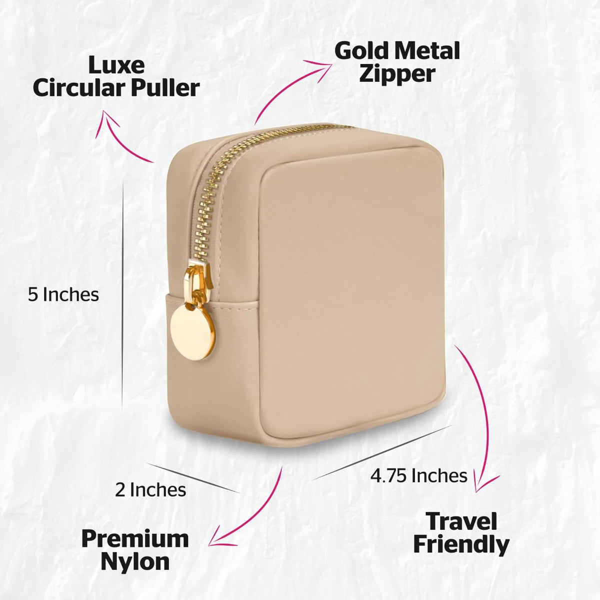 Large Clear Makeup Bag TSA-Approved Travel Cosmetic Pouch Spacious Transparent Toiletry Bag for Women and Girls Waterproof Clear Organizer Case Light Blue