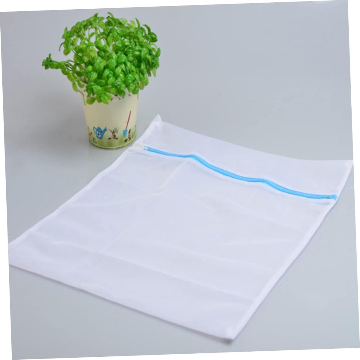 3pcs Polyester Washing Bag for Underwear and Lingerie Fine Mesh Wash Protect Bag for Washing Machine Use Random Zipper Color