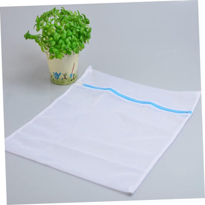 3pcs Polyester Washing Bag for Underwear and Lingerie Fine Mesh Wash Protect Bag for Washing Machine Use Random Zipper Color