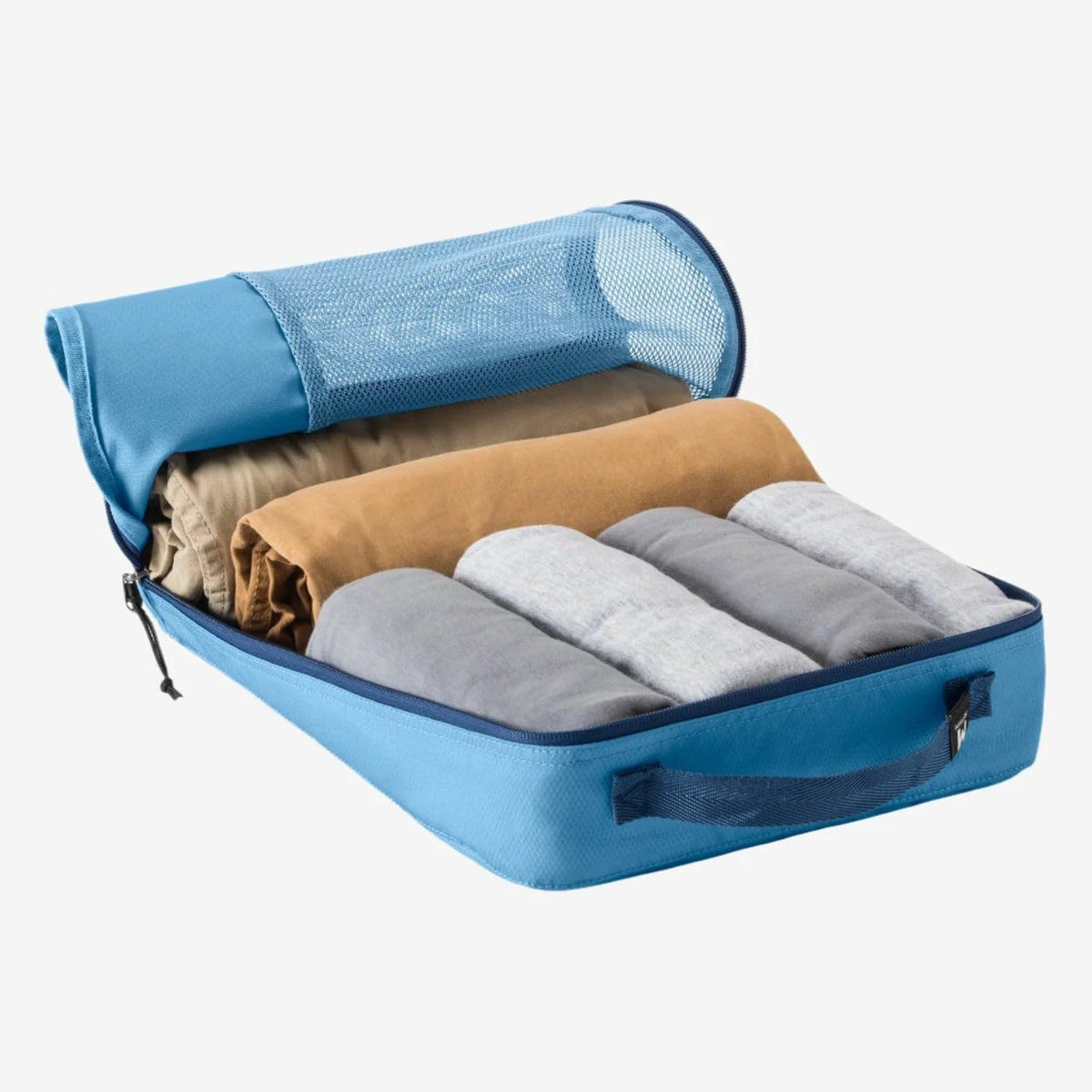 Pack-It Reveal Extended Stay Set - Compression Travel Packing Cubes Set - Eco-Friendly - Quick-Drying, Water-Resistant Fabric - Pack of 6 - Black