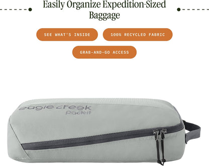 Pack-It Reveal Extended Stay Set - Compression Travel Packing Cubes Set - Eco-Friendly - Quick-Drying, Water-Resistant Fabric - Pack of 6 - Black