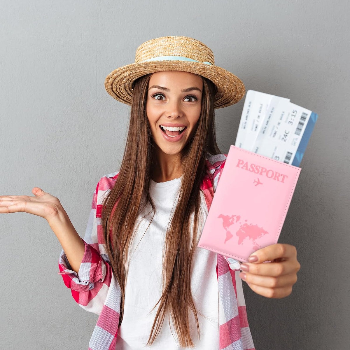 3 Pack Passport Covers, Passport Holder for Travel Passports Wallet Cover Case for Women Passports Book Holders for Women and Men Travel Must Haves Accessories
