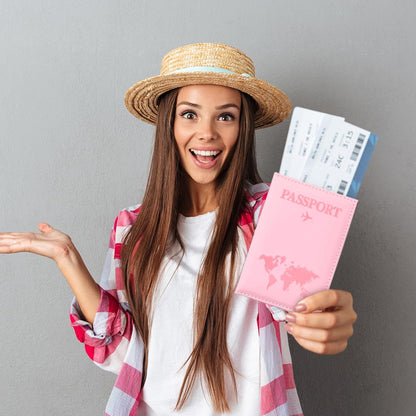 3 Pack Passport Covers, Passport Holder for Travel Passports Wallet Cover Case for Women Passports Book Holders for Women and Men Travel Must Haves Accessories