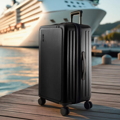 20 Inch Carry On Luggage 22x14x9 Airline Approved, Carry On Suitcase with Wheels, Hard-shell Carry-on Luggage, Durable Luggage Carry-On, Green Small Suitcase with Cosmetic Case