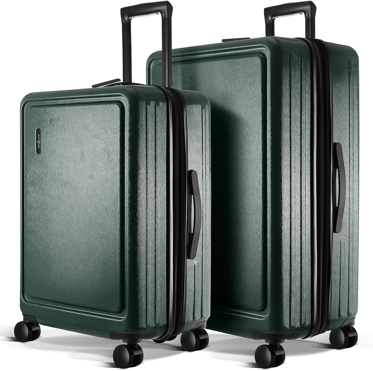 20 Inch Carry On Luggage 22x14x9 Airline Approved, Carry On Suitcase with Wheels, Hard-shell Carry-on Luggage, Durable Luggage Carry-On, Green Small Suitcase with Cosmetic Case