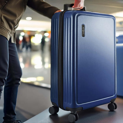 20 Inch Carry On Luggage 22x14x9 Airline Approved, Carry On Suitcase with Wheels, Hard-shell Carry-on Luggage, Durable Luggage Carry-On, Green Small Suitcase with Cosmetic Case