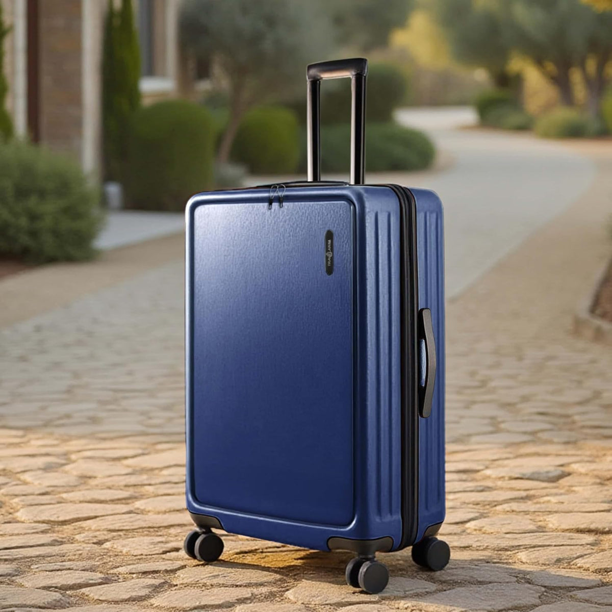 20 Inch Carry On Luggage 22x14x9 Airline Approved, Carry On Suitcase with Wheels, Hard-shell Carry-on Luggage, Durable Luggage Carry-On, Green Small Suitcase with Cosmetic Case