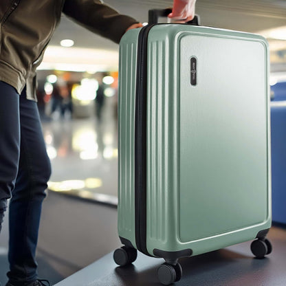 20 Inch Carry On Luggage 22x14x9 Airline Approved, Carry On Suitcase with Wheels, Hard-shell Carry-on Luggage, Durable Luggage Carry-On, Green Small Suitcase with Cosmetic Case