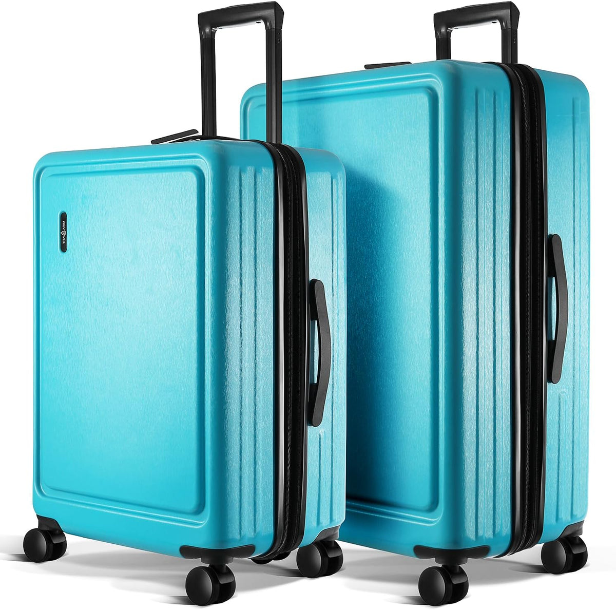 20 Inch Carry On Luggage 22x14x9 Airline Approved, Carry On Suitcase with Wheels, Hard-shell Carry-on Luggage, Durable Luggage Carry-On, Green Small Suitcase with Cosmetic Case