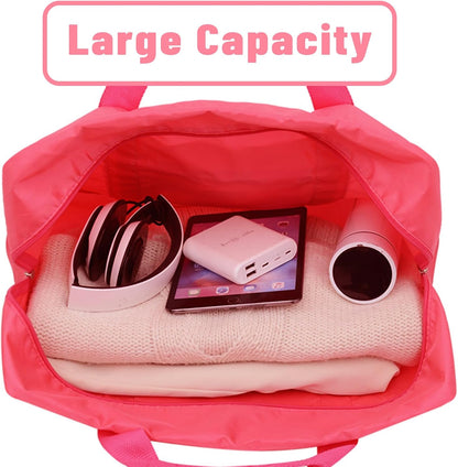 Travel Bag Foldable Luggage Bag for Spirit Airlines Tote Carry on Duffle Bag Sports Gym Water Resistant Personal Item Bag Weekender Overnight Bag (Blue)