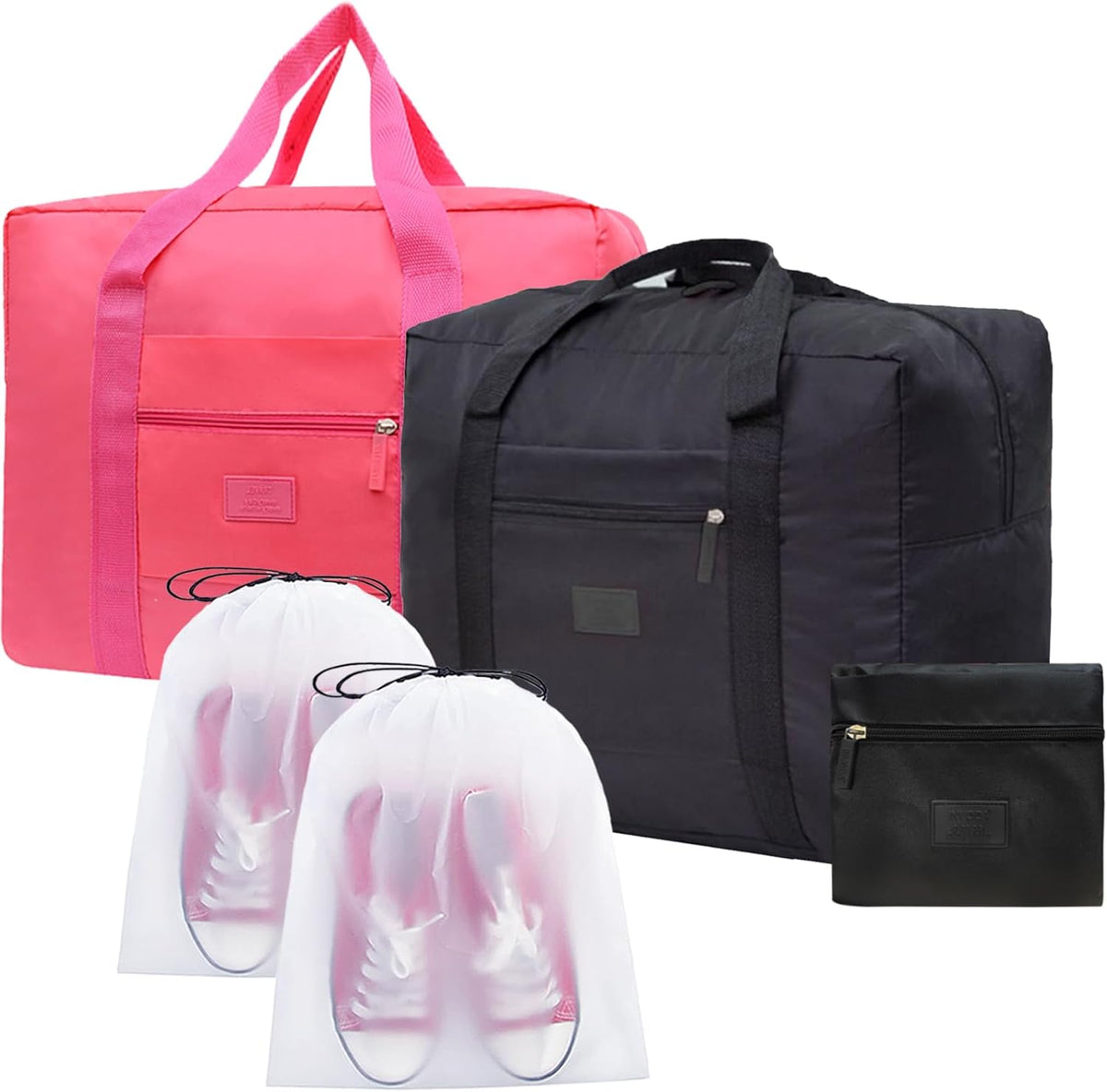 Travel Bag Foldable Luggage Bag for Spirit Airlines Tote Carry on Duffle Bag Sports Gym Water Resistant Personal Item Bag Weekender Overnight Bag (Blue)