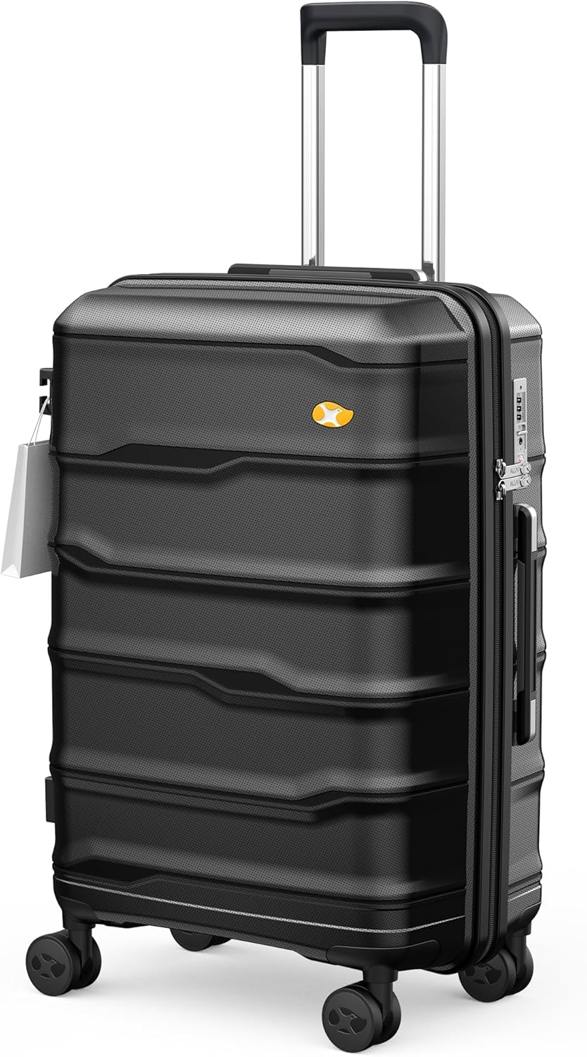 Expandable Carry On Luggage 22x14x9 Airline Approved, 20 Inch Travel Luggage with Spinner Wheels, Lightweight Hard Shell Suitcase Carry on Blue