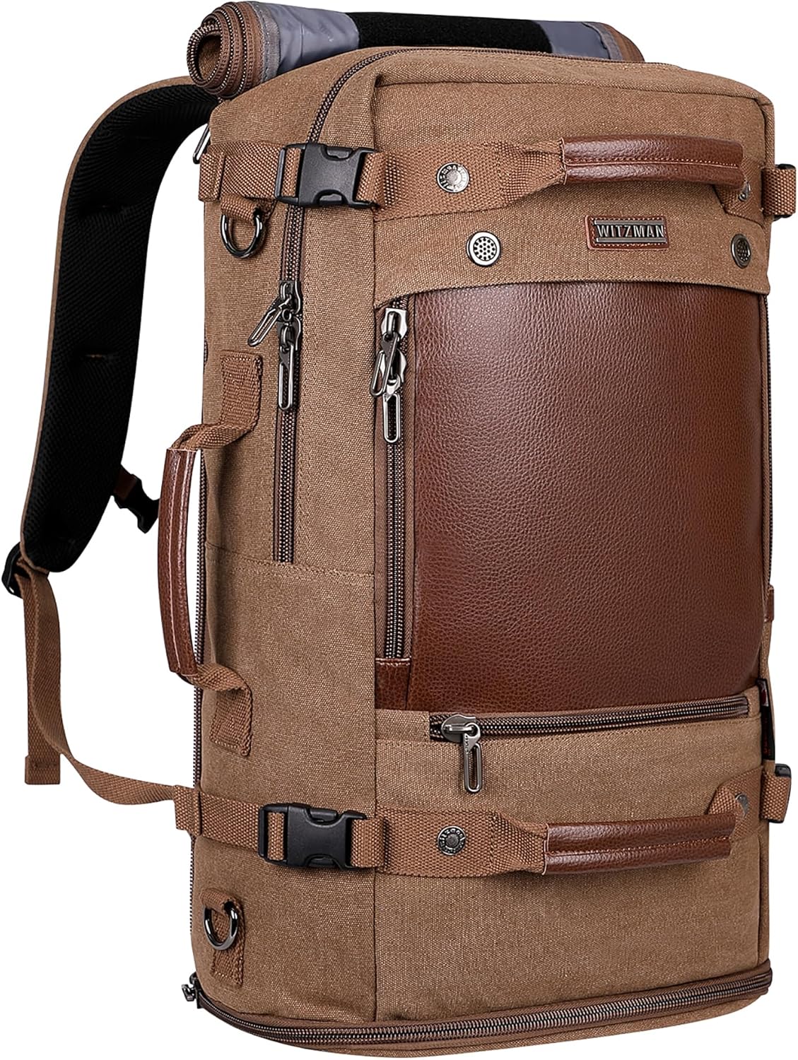 Travel Backpack for Men Large Convertible Duffel Bag Fits 16 Inch | Carry on Luggage Backpack, Large Canvas 3 in 1 Rucksack, With Shoe Compartment, For Weekend Trips, A2021 Big Size Blue