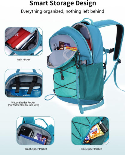 Small Hiking Backpack for Men Women, 20L Lightweight Travel Backpacks Water Resistant Camping Cycling Hiking Daypack