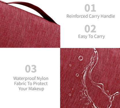 Large Capacity Toiletry Bag Travel Bag with Hanging Hook for Men and Women Waterproof Travel Cosmetic Bag Bathroom Bag,with TSA Approved Zippers Clear Travel Makeup Bag Carry-on