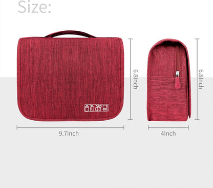 Large Capacity Toiletry Bag Travel Bag with Hanging Hook for Men and Women Waterproof Travel Cosmetic Bag Bathroom Bag,with TSA Approved Zippers Clear Travel Makeup Bag Carry-on