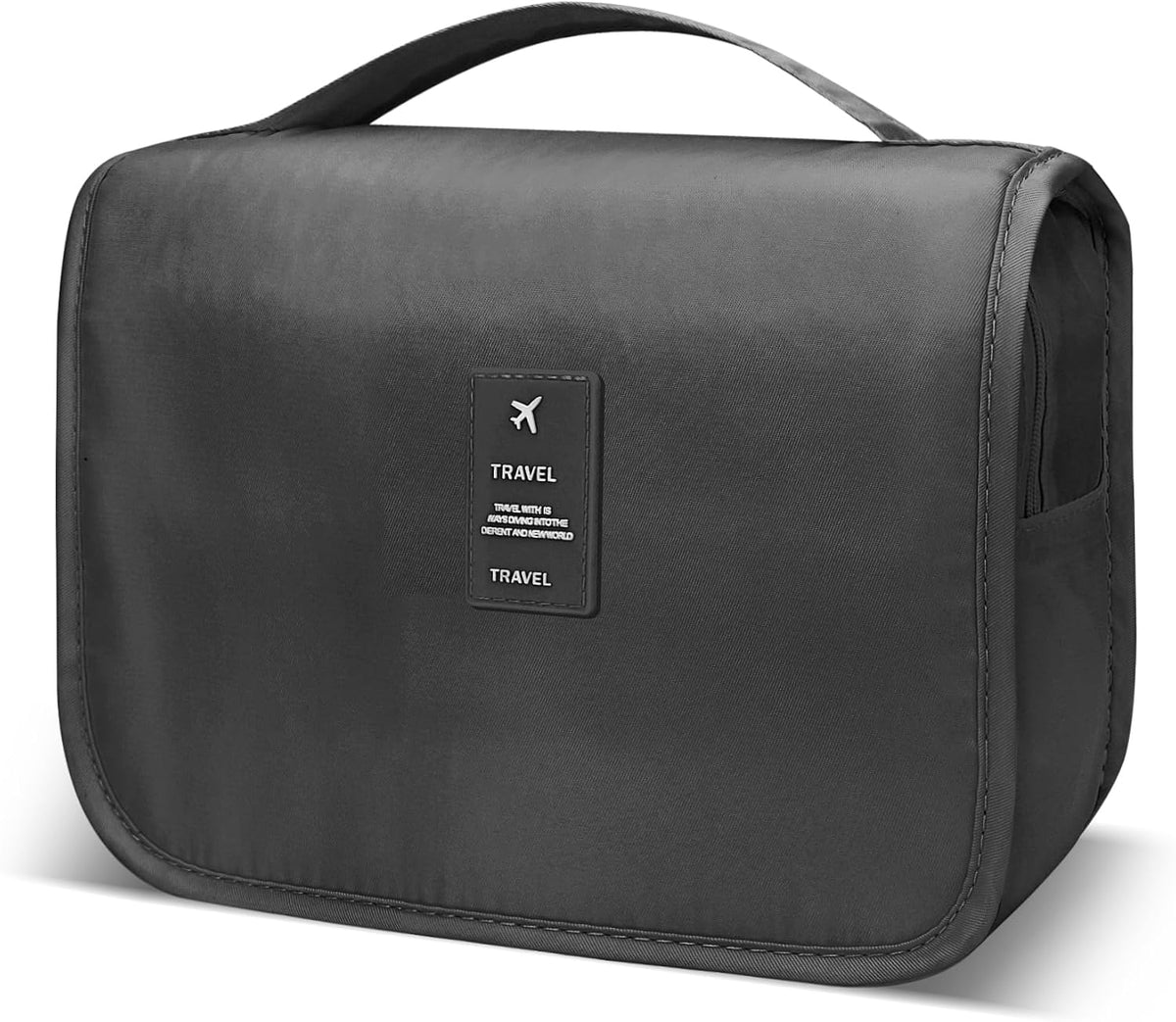 Large Capacity Toiletry Bag Travel Bag with Hanging Hook for Men and Women Waterproof Travel Cosmetic Bag Bathroom Bag,with TSA Approved Zippers Clear Travel Makeup Bag Carry-on